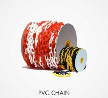 PVC CHAIN (RED/WHITE & YELLOW/BLACK) - Malik Products